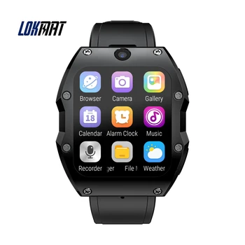 4G LTE LOKMAT APPLLP 3 MAX Smartwatch 4GB 128GB Dokunmatik Ekran SIM Kart Wıfı GPS Çağrı Spor İzci Kamera akıllı saat