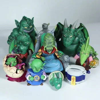 8 adet dragon topu Z Aksiyon Figürü Anime Kral Piccolo Aile Figuras Oyuncaklar Manga Heykelcik PVC Koleksiyon Model Hediye Çocuklar için