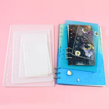 A4 A5 A6 A7 notebook kılıfı Epoksi Reçine Kalıpları DIY Şeffaf Kitap UV Reçine Döküm Kalıp El Yapımı Kristal Kitap Aksesuarları