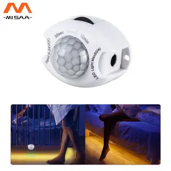 Hareket Sensörü Mini Otomatik Zamanlayıcı Led led şerit ışık şerit ışık Modülü Akıllı ev Hareket dedektörü Dc 5v 12v